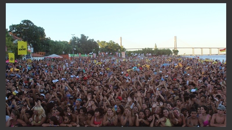 Casi catorce mil personas coparon el balneario La Florida.