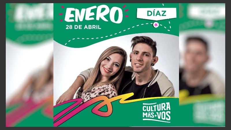 La banda Enero se vuelve a sumar a Cultura Más Vos.