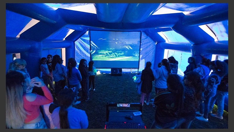 Los chicos disfrutaron en las instalaciones de Televisión Litoral.