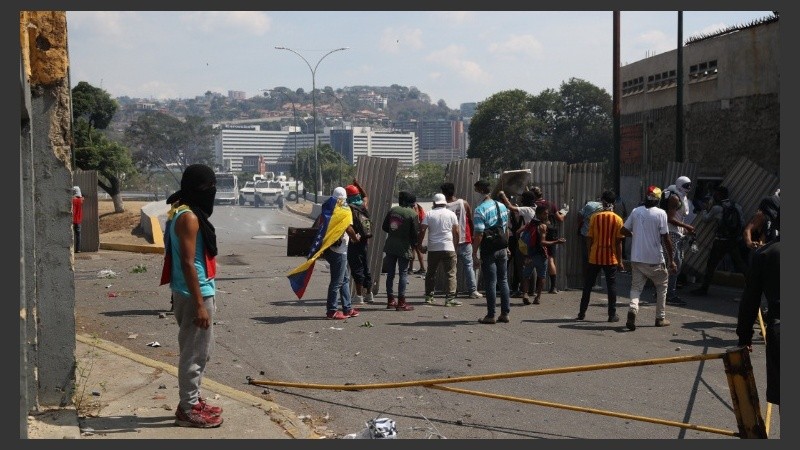 Simpatizantes de Guaidó salieron a las calles convocados por el opositor.