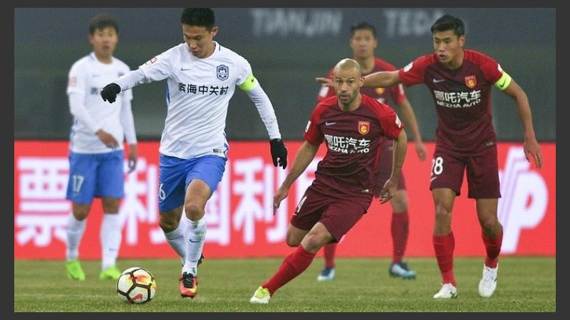 Mascherano juega en China desde el año pasado.