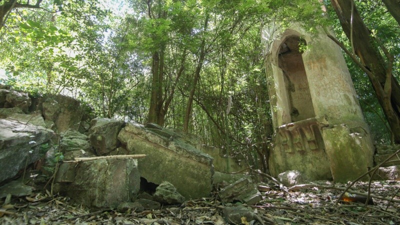 Así se encuentra en la actualidad el monte Caballero. Ya casi no hay rastros de la histórica casona. 