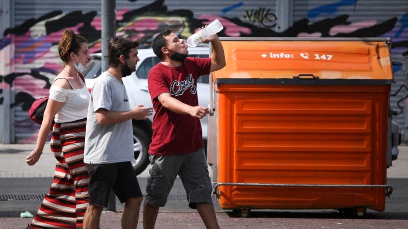 Mucho calor este martes por la tarde en la ciudad.