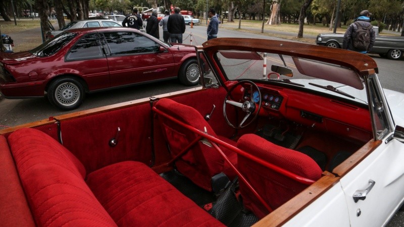 De todo tipo y color: la muestra de autos en el Parque Independencia.