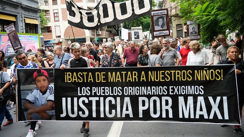 Los participantes de la marcha se concentraban esta tarde en inmediaciones de la plaza San Martín.